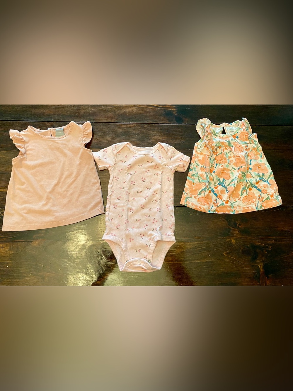 Bundle: 3 Different Pink Shades Tops & Bodysuit 18M